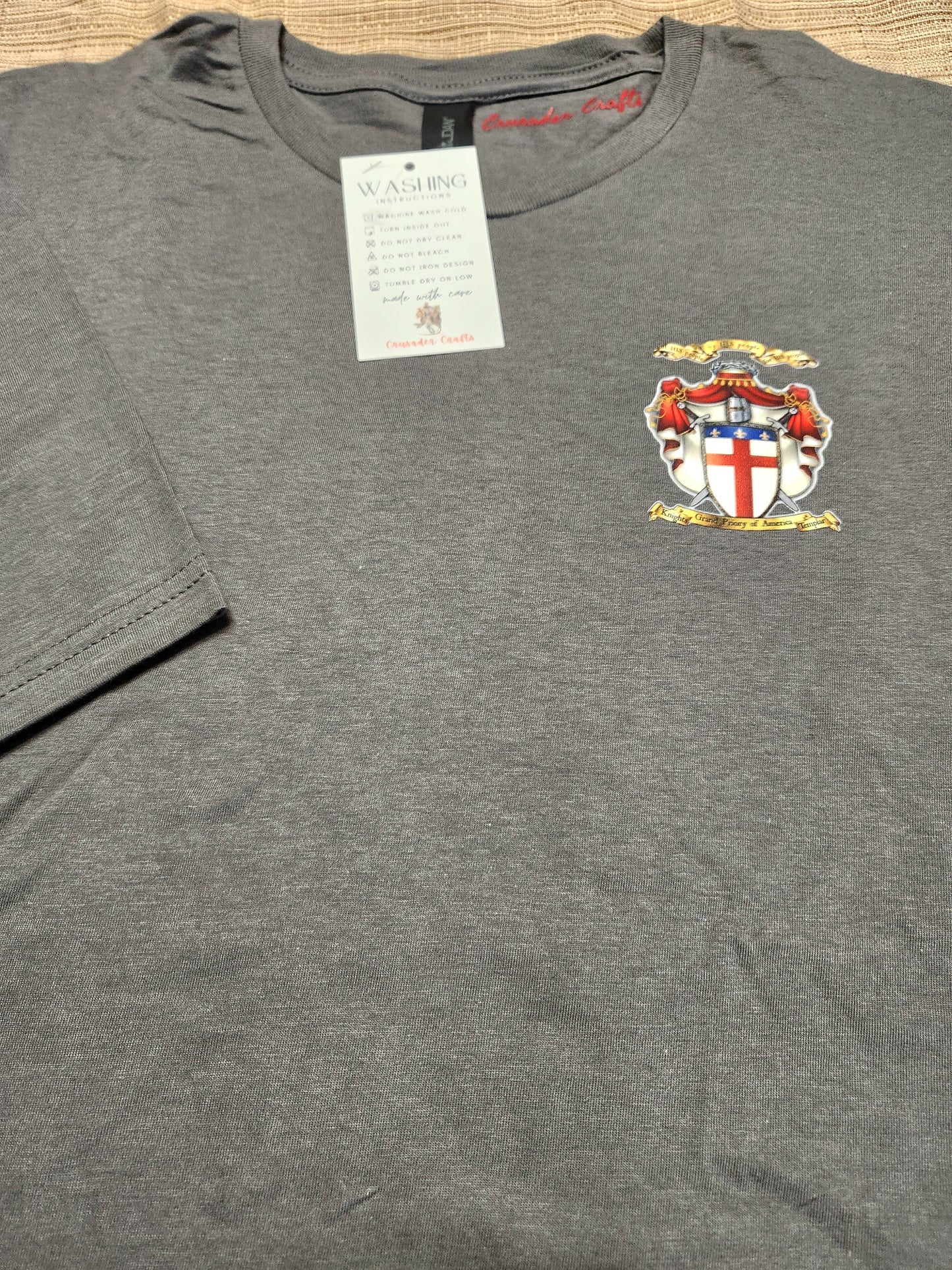 Templi Sigillum Militum Seal of the Soldier of the Temple Knights Templar Soft Style T-shirt