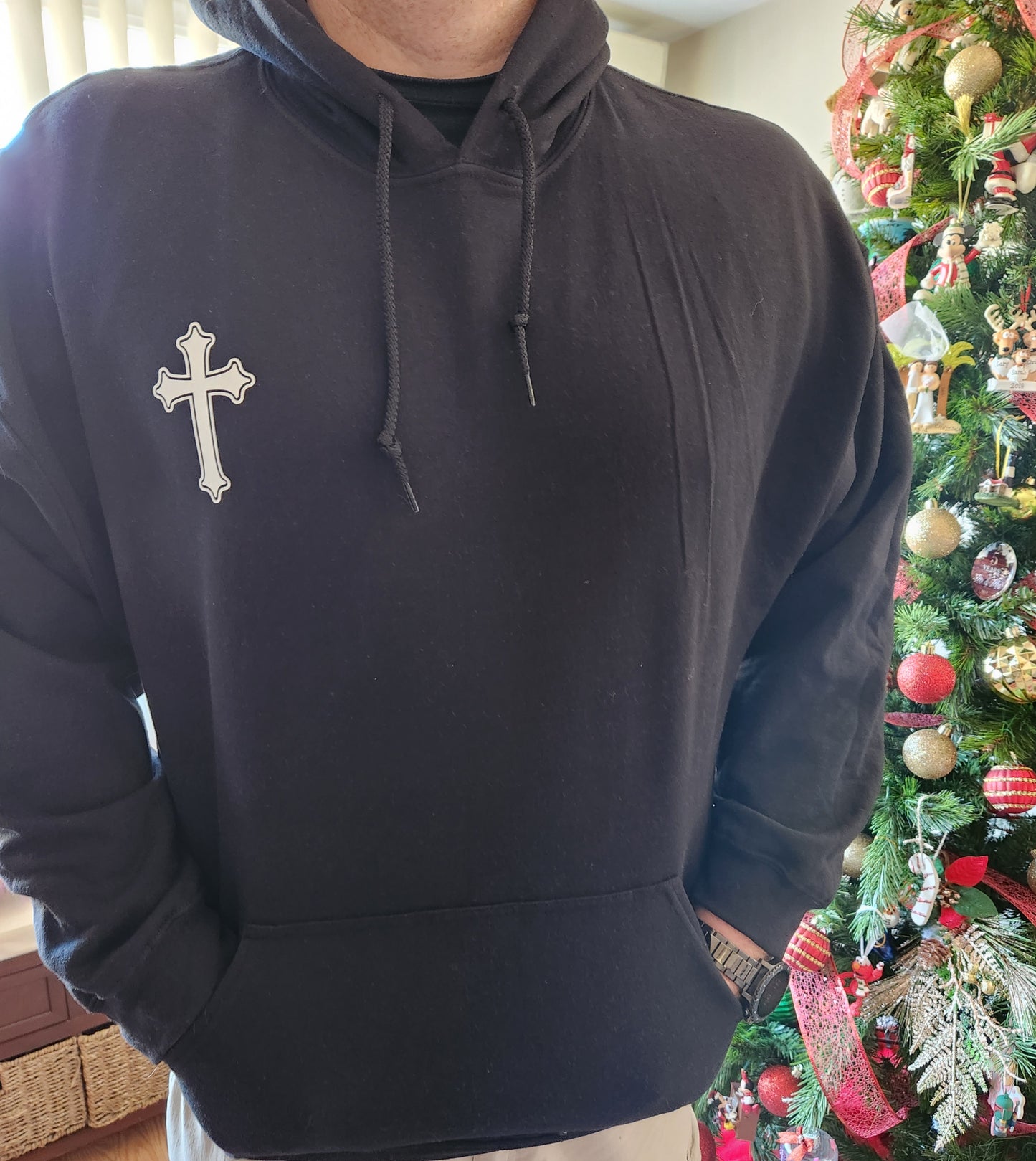 Christmas Begins with Christ Hoodie