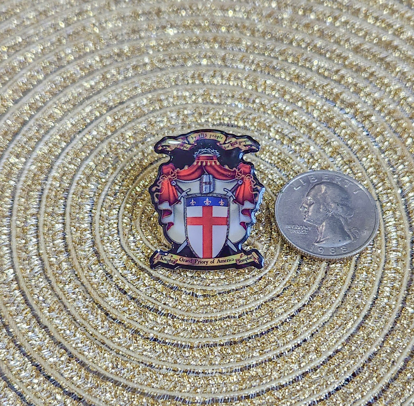 Tempelritter Grand Priory of America (KTGPA) Anstecknadel