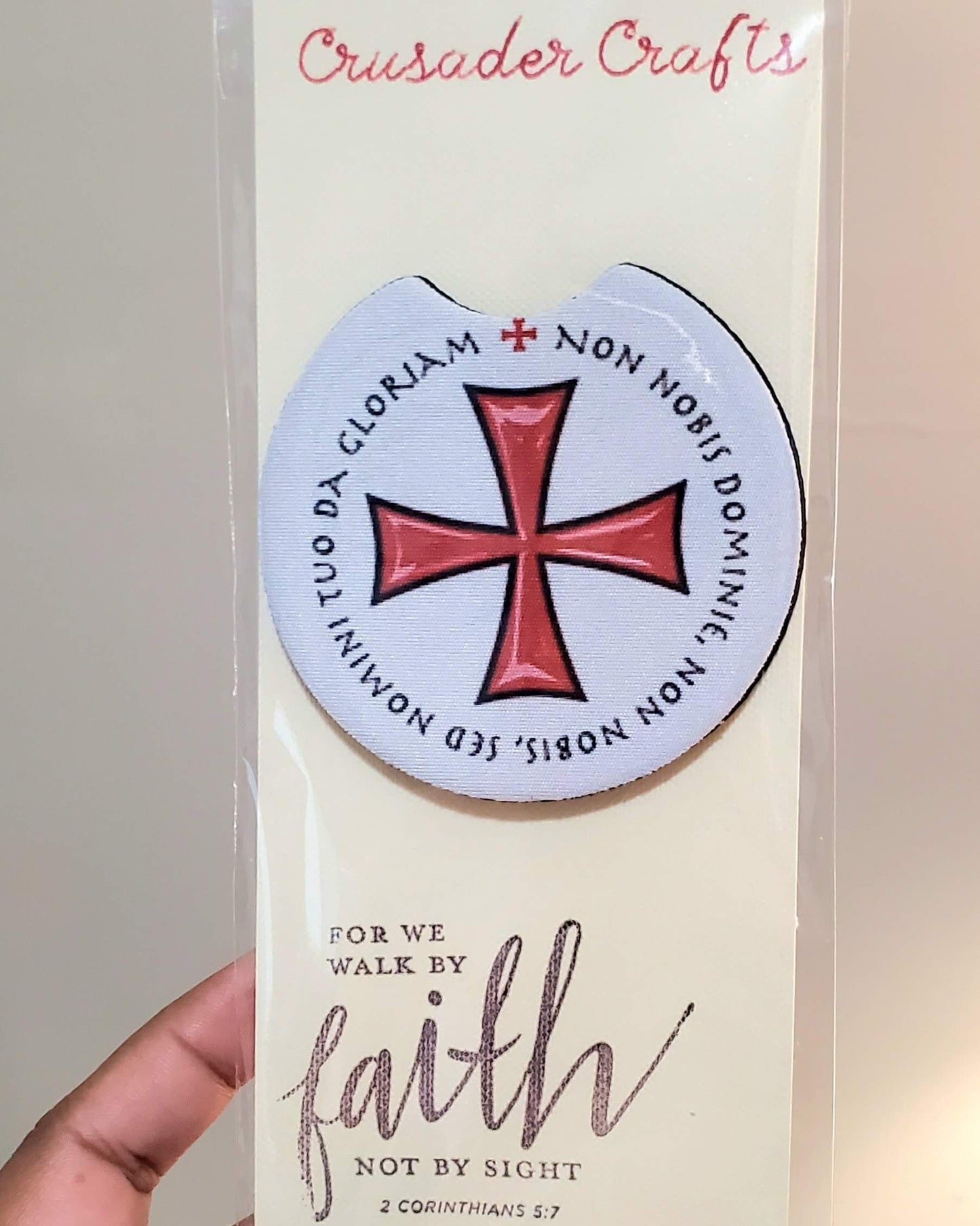 Templer-Kreuz-Auto-Untersetzer