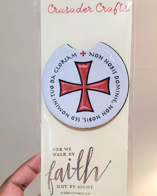 Templer-Kreuz-Auto-Untersetzer